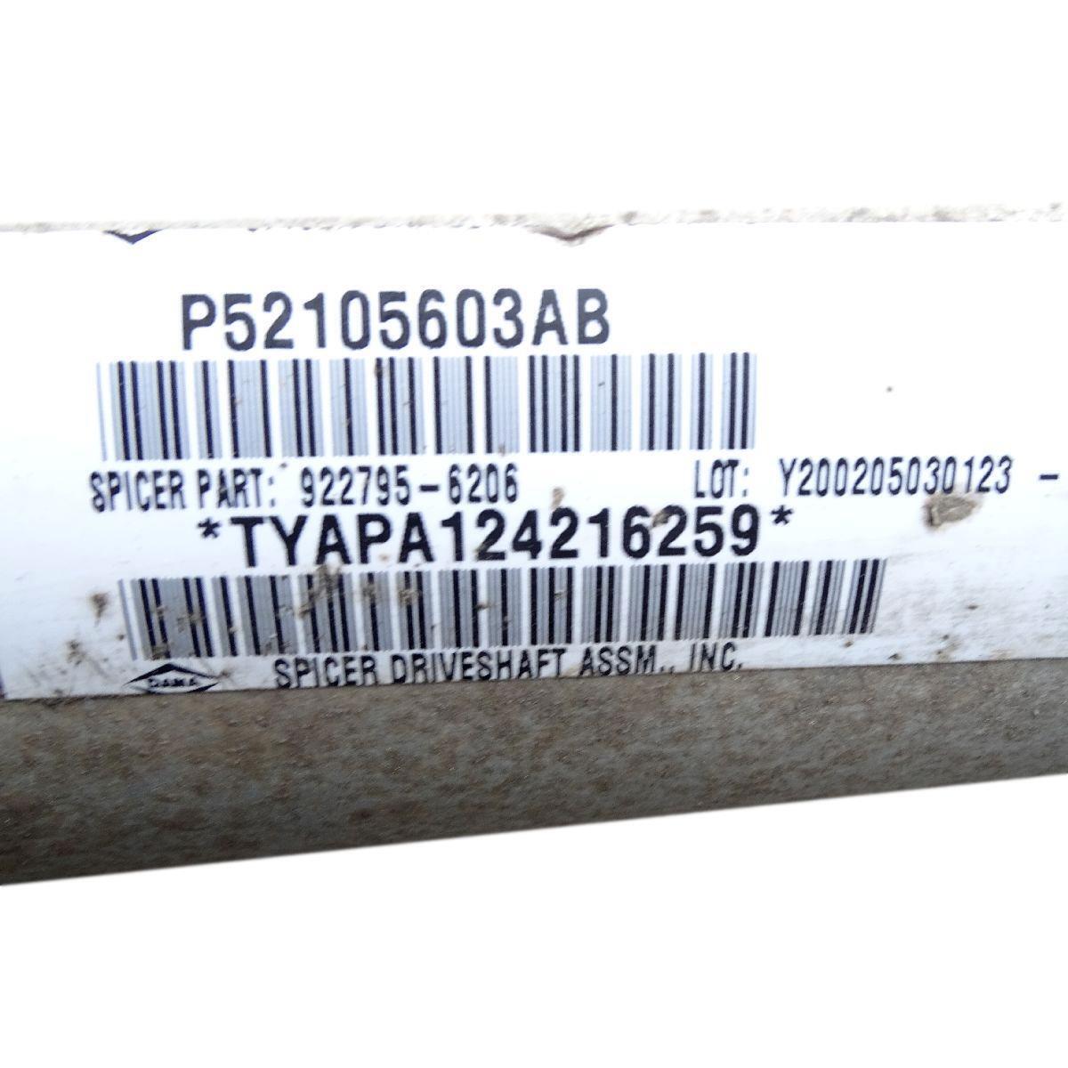 Kardanwelle Dodge Dakota SLT 3.9L V6 2001-2004 Rear Drive Shaft 52105603AB Bild 6
