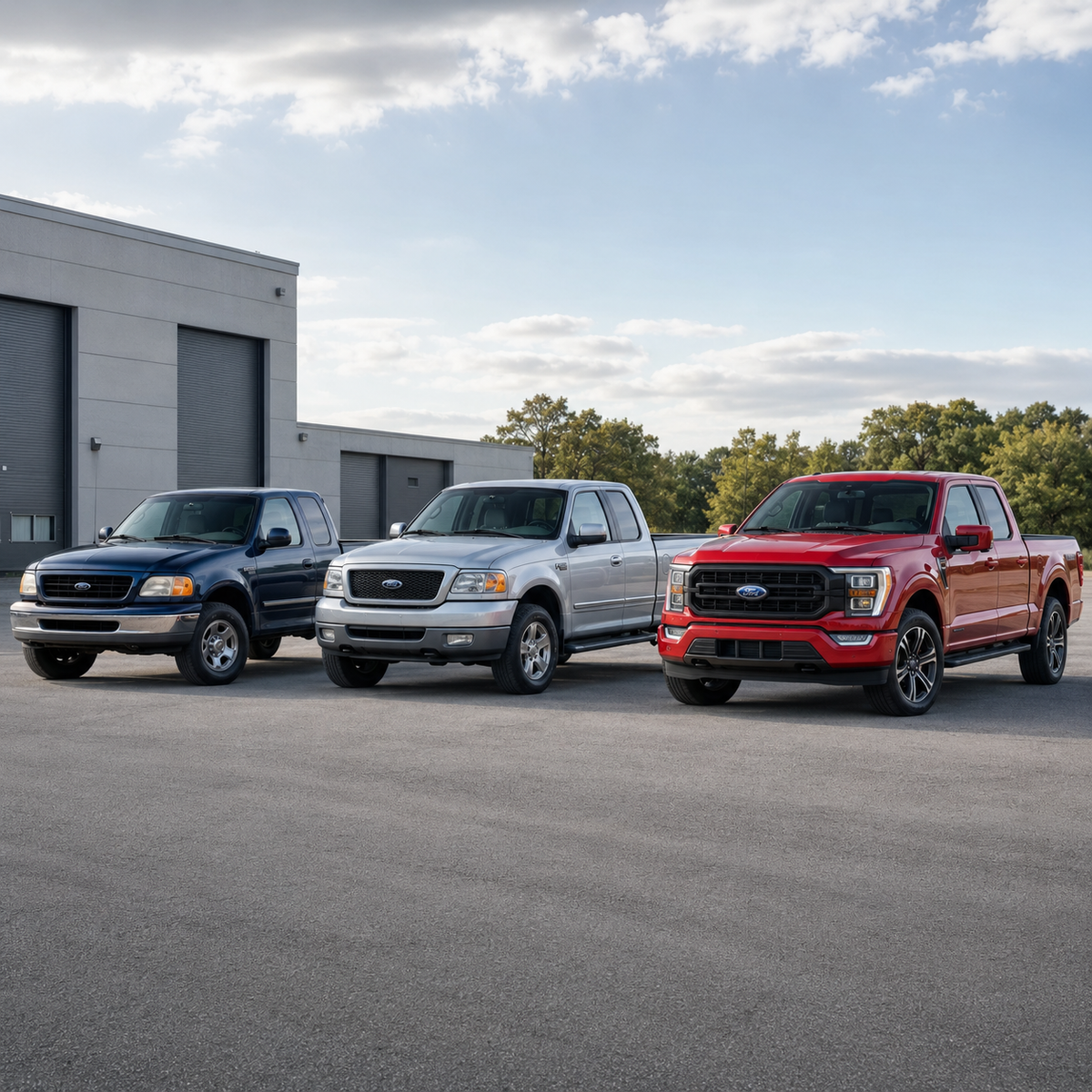 Ford F-150 als Collection-Bild für gebrauchte Pickup-Originalteile, XLT, SVT Lightning und OE-/OEM-Ersatzteile