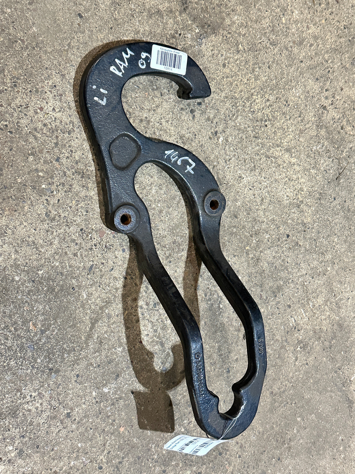Haken Abschlepphaken Vorne Links Dodge Ram 1500 2010 55398285AA Bild 1