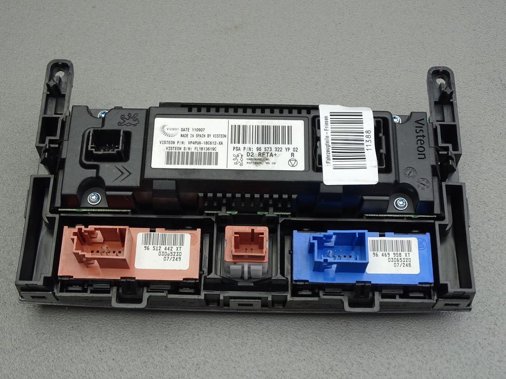 Peugeot 407 Klimabedienteil Heizung PDC ZV ESP 96573322, 96512442, 96469958 Bild 2