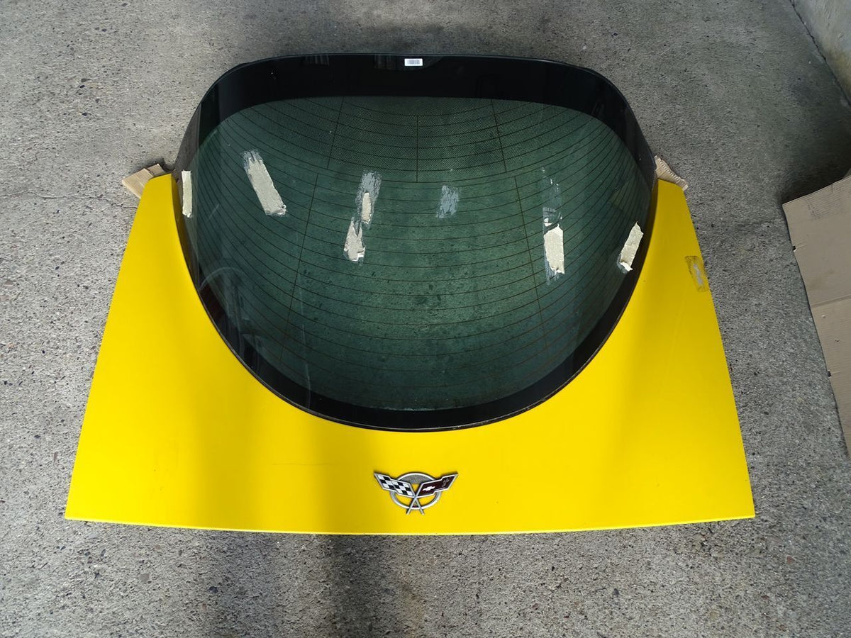 Heckklappe Heckdeckel mit Heckscheibe Gelb Corvette C5 Targa 1997-2004 – Bild 2
