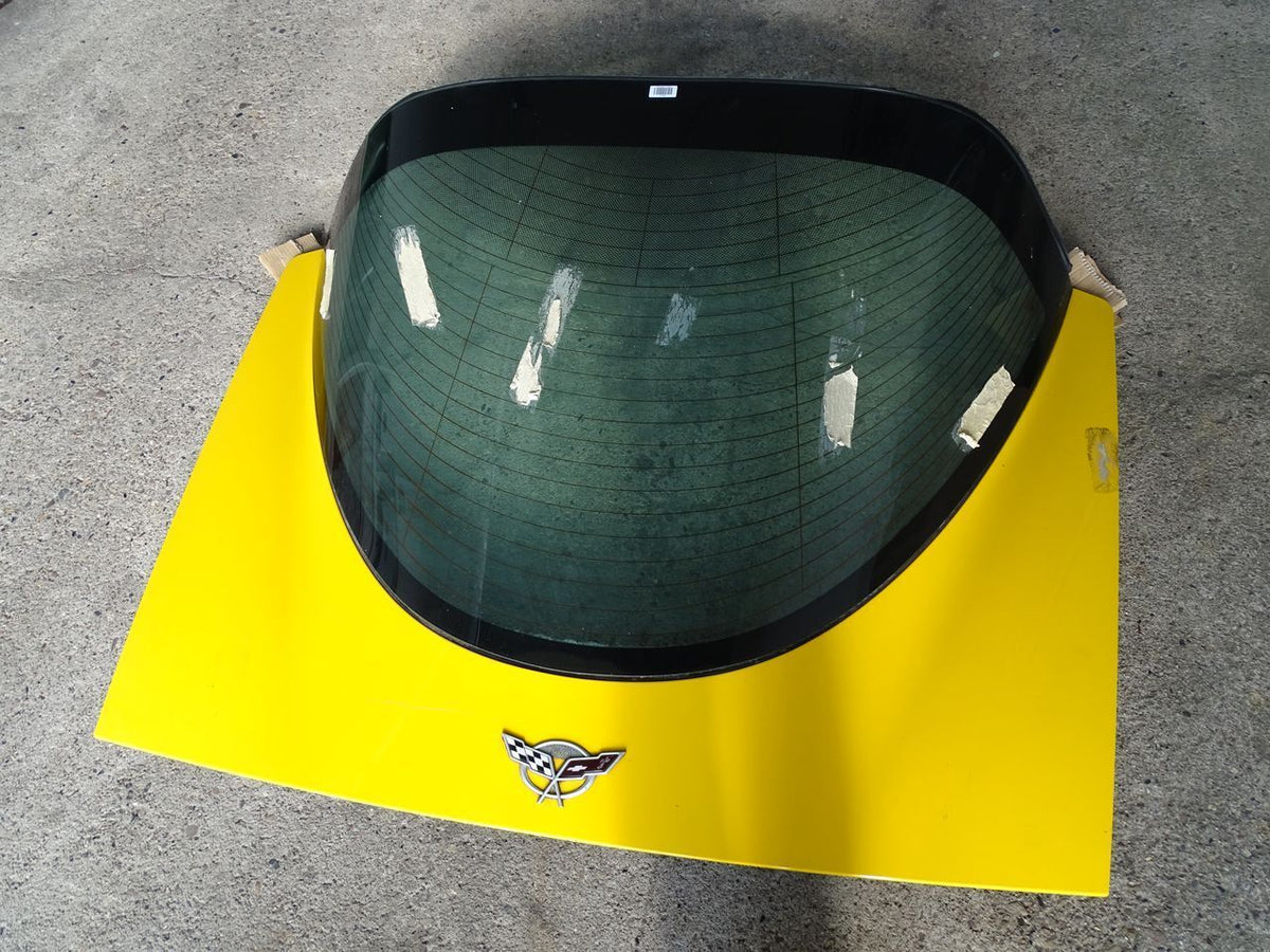 Heckklappe Heckdeckel mit Heckscheibe Gelb Corvette C5 Targa 1997-2004 – Bild 3
