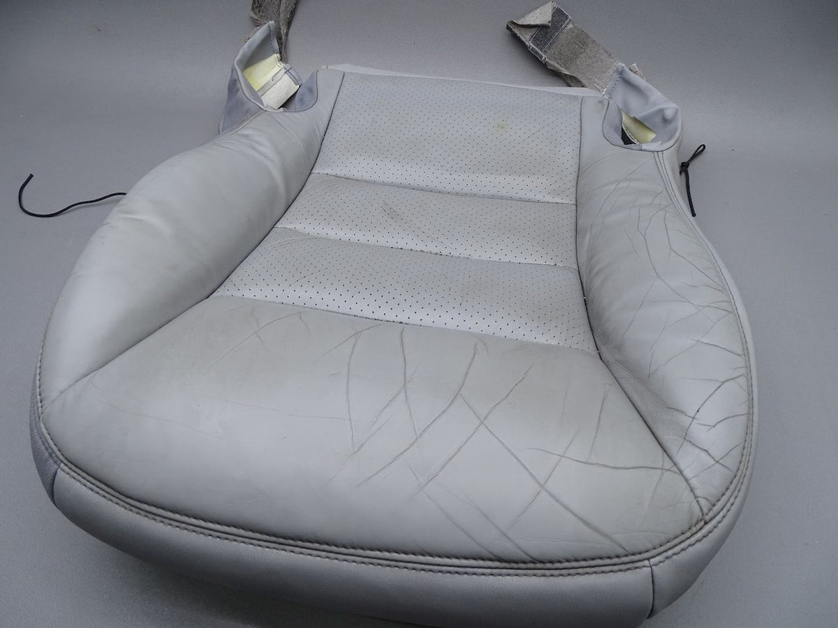 Ledersitzbezug Sitzpolster Sitzfläche Wange Grau Links 05-13 Corvette C6 Bild 1