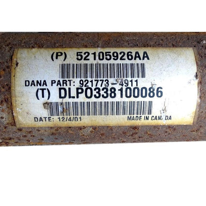Kardanwelle 02-05 Dodge Ram 1500 52105926AA Bild 5