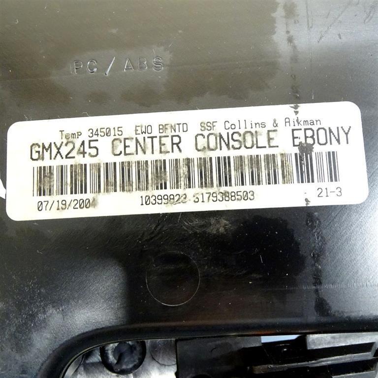 Mittelkonsole Mittelarmlehne Schwarz 10399823 05-13 Corvette C6 Bild 3