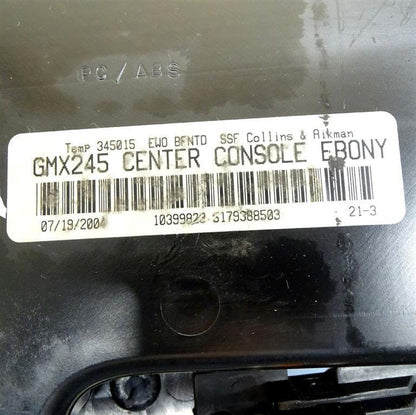 Mittelkonsole Mittelarmlehne Schwarz 10399823 05-13 Corvette C6 Bild 3