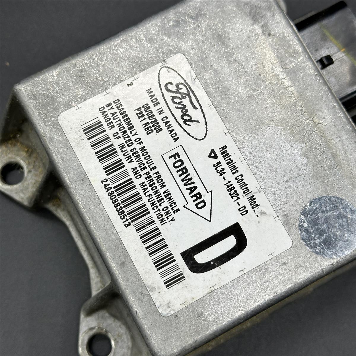 Steuergerät Airbagsteuergerät 5L34-14B321-DD Ford F150 XLT 5.4L V8 Triton 3V Bild 4