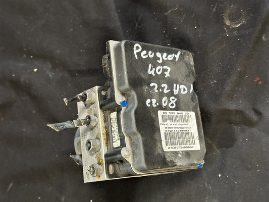 ABS Steuergerät Hydraulikblock Peugeot 407 2.2 HDI 2008 9663894080 Bild 1