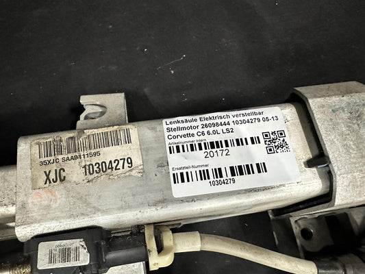 Lenksäule Elektrisch verstellbar Stellmotor 26098444 10304279 05-13 Corvette C6 6.0L LS2 Bild 1
