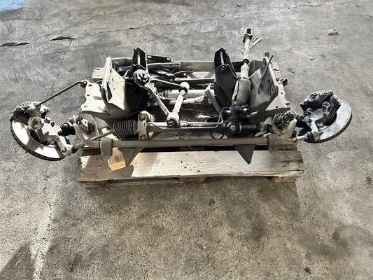 Corvette C4 Vorderachse Achsträger Achsschenkel Lenkgetriebe Querlenker Axle – Bild 1