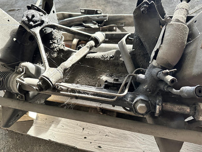 Corvette C4 Vorderachse Achsträger Achsschenkel Lenkgetriebe Querlenker Axle – Bild 7