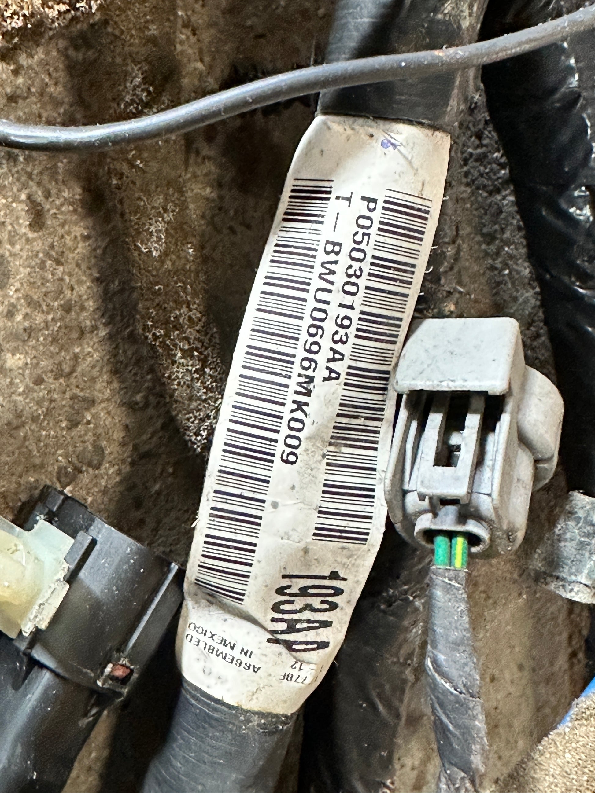 Kabelbaum Wiring Pluskabel Kabelstrang Batteriekabel 05030193AA Dodge Viper SRT-10 8.3L V10 Bild 2