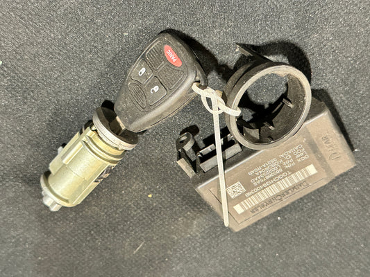 Zündschloss mit Schlüssel Steuergerät Dodge Ram 1500 56038675AS Bild 1