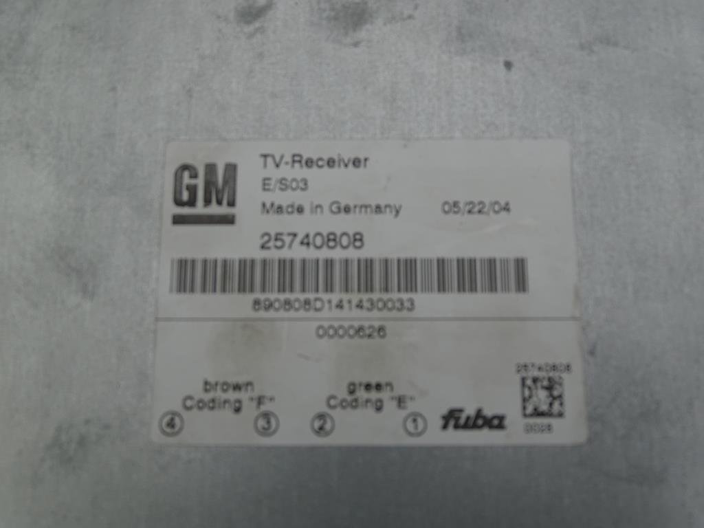 Steuergerät TV-Receiver 25740808 07-13 Cadillac SRX Bild 2
