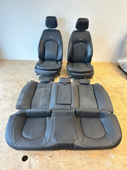 Cadillac CTS 07–13 Ledersitze vorne hinten schwarz Innenausstattung elektrisch – Bild 1