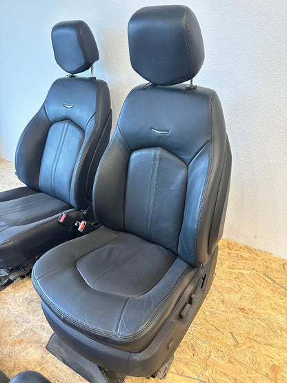 Cadillac CTS 07–13 Ledersitze vorne hinten schwarz Innenausstattung elektrisch – Bild 2