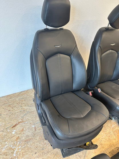 Cadillac CTS 07–13 Ledersitze vorne hinten schwarz Innenausstattung elektrisch – Bild 4